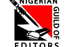 Nigerian Guild of Editors logo