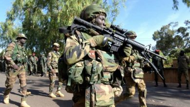 Nigerian troops at the frontline against Boko Haram