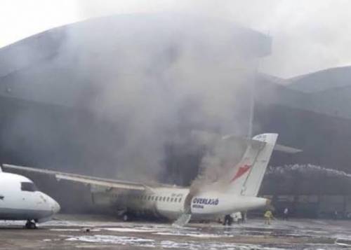 33 Passengers Escape Death As Engine of Lagos-bound Plane Catches Fire Mid- air - The Crest