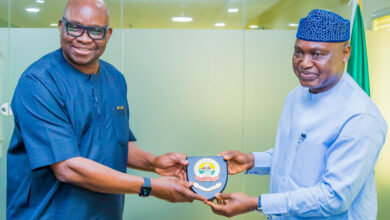 Oyebanji during thee visit