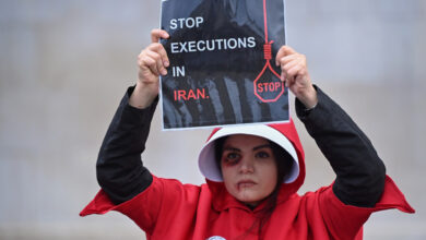 Iranian protester (Photo: AFP)