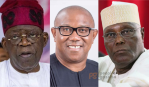 Tinubu, Obi and Atiku
