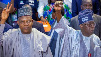 Welcome on board, President Buhari welcomes Successor, Bola Ahmed Tinubu and Tinubu