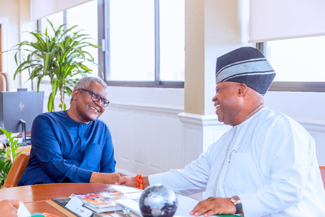 Dangote Hosts Adeleke, Commends Osun Development Agenda - The Crest