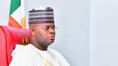 Yahaya Bello at the height of his power as Kogi Governor