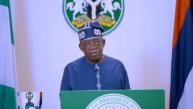 President Bola Tinubu during the national broadcast
