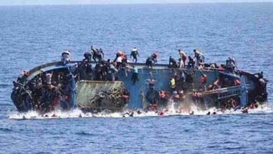 File Photo: Scene of a boat capsizing