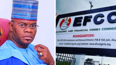 Yahaya Bello and EFCC