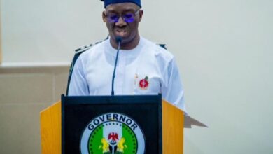 Governor Monday Okpebholo during the budget presentation