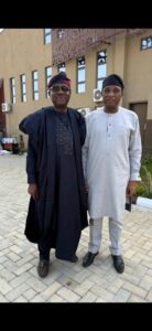 Barrister Tunji Bello (right) and Mr..Louis OdionOdion