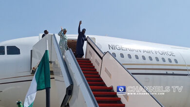 President Tinubu and First Lady, departing for Japan and Brazil