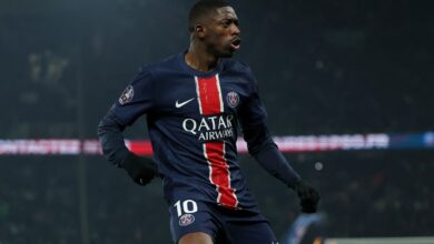 Ousmane Dembélé in action for Paris Saint-Germain
