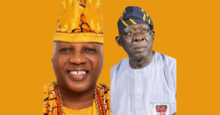 Engr. Dr. Obisesan Daramola, National President, ILEGSOSA, with Asiwaju Olayinka Fasuyi