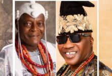 Oba (Engr.) Moses Oluwafemi Agunsoye and Asiwaju Olayinka Fasuyi