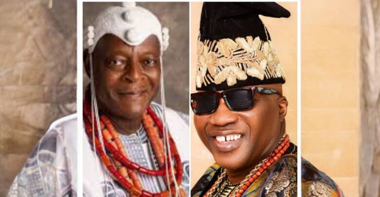 Oba (Engr.) Moses Oluwafemi Agunsoye and Asiwaju Olayinka Fasuyi