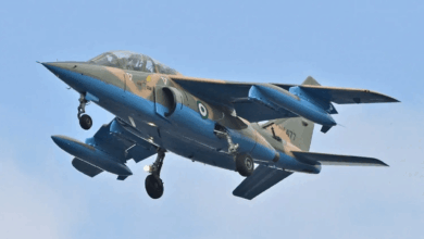 Nigerian Air Force fighter jet